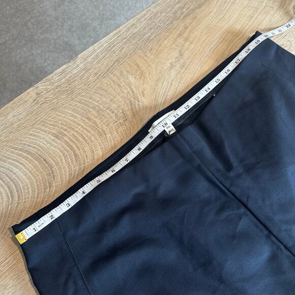 Banana Republic High Rise Wide Leg Cropped Everywhere Ponte Pant Blue 713496 XXL - Picture 9 of 11